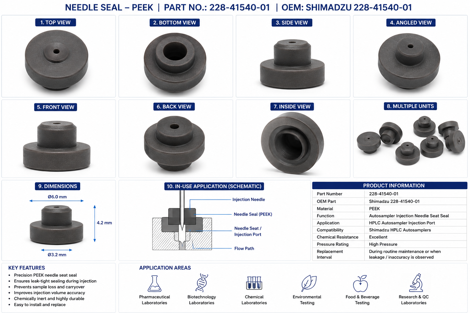 Needle Seal – PEEK