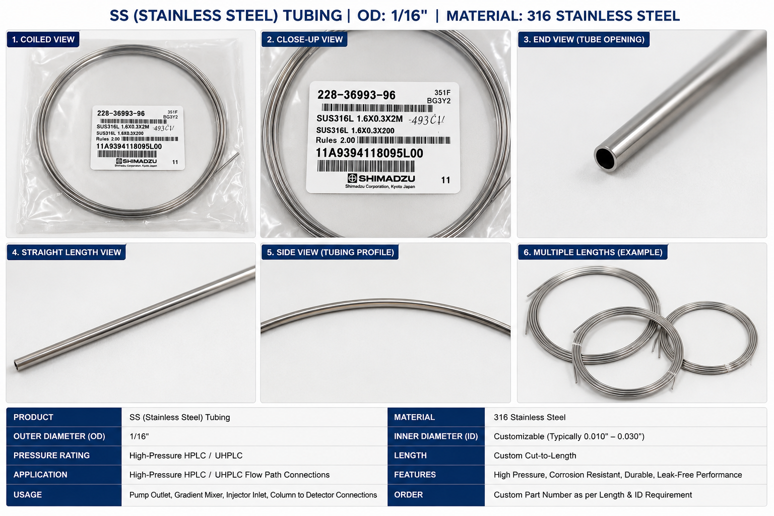 SS (Stainless Steel) Tubing