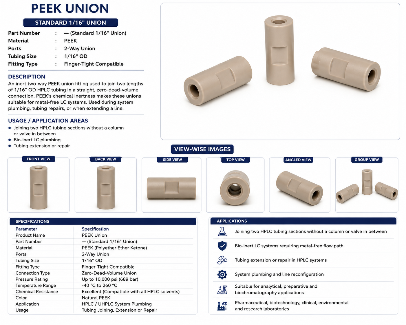 PEEK Union