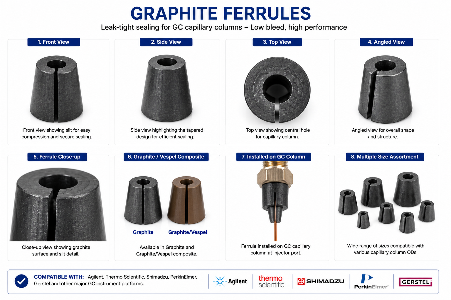 Graphite Ferrules
