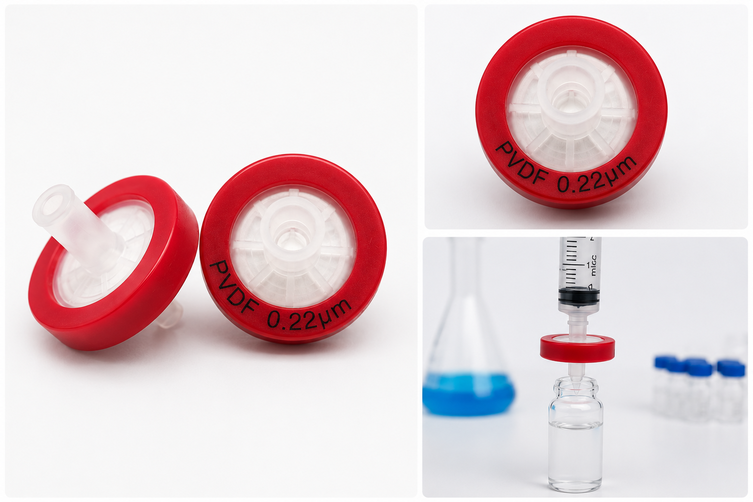 PVDF Syringe Filter 13mm × 0.22µm
