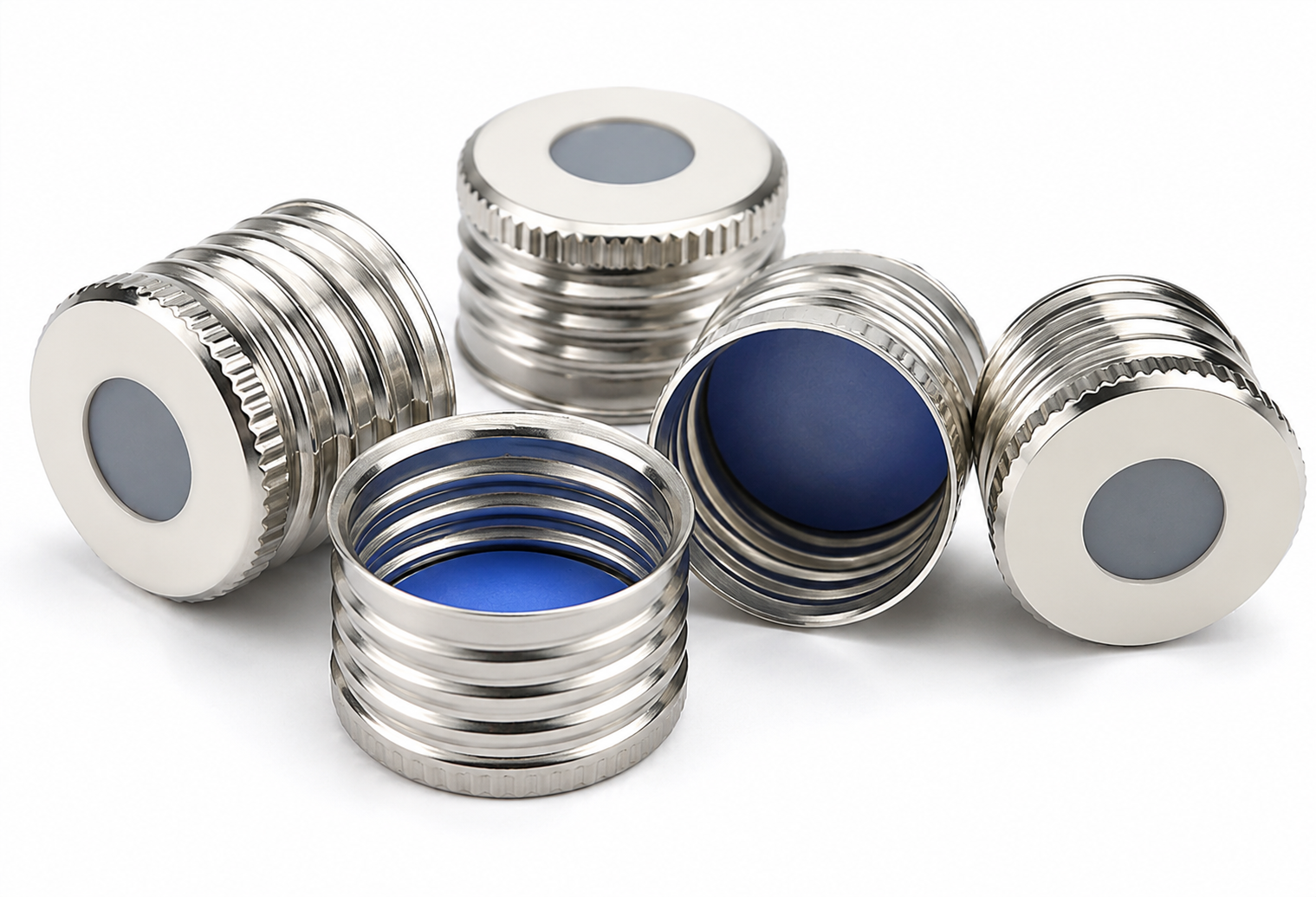 18mm Magnetic Screw Cap PTFE/Silicone Septa
