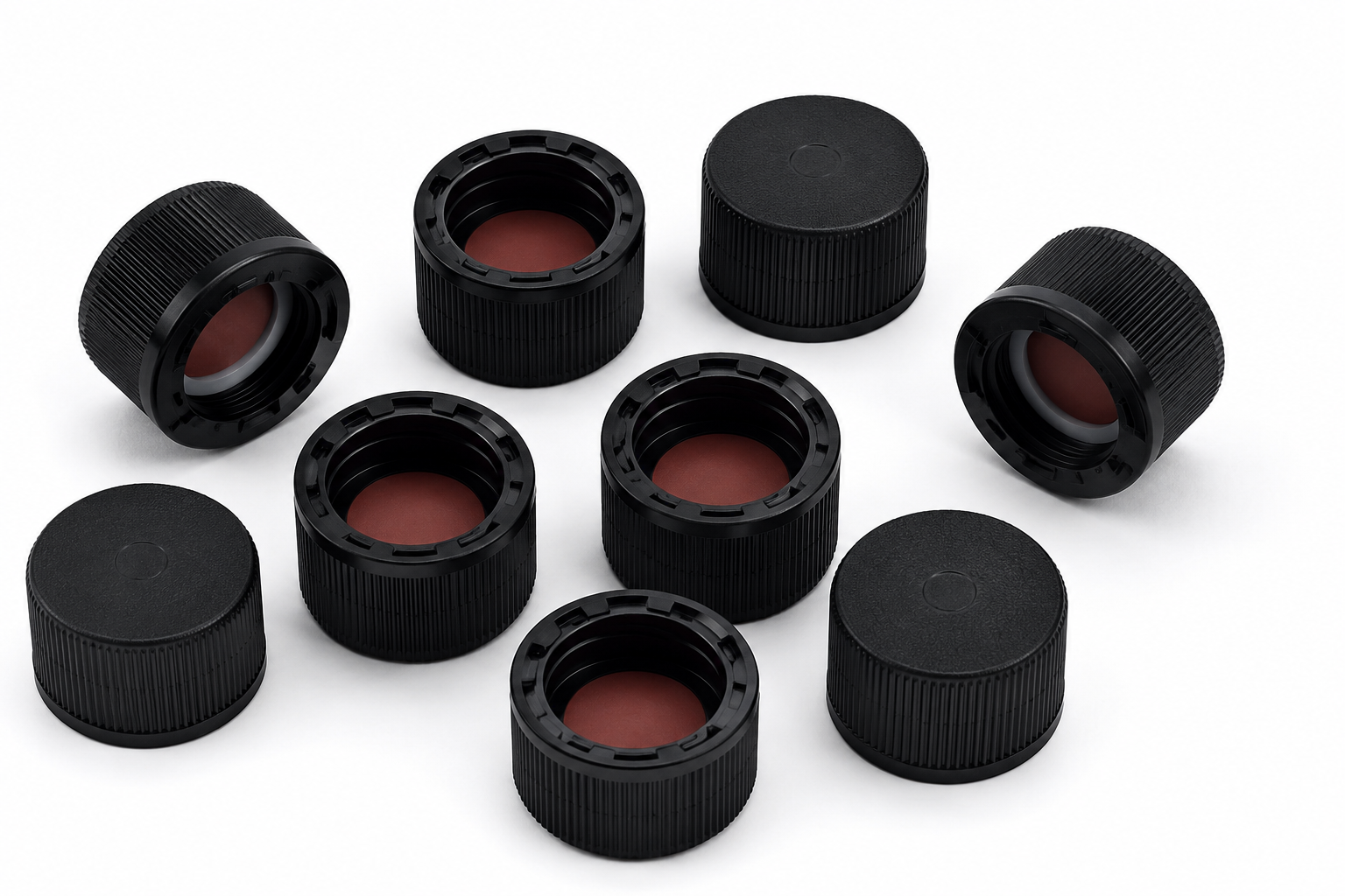 9mm Black Shimadzu Closed-Top PTFE/Silicone Septa
